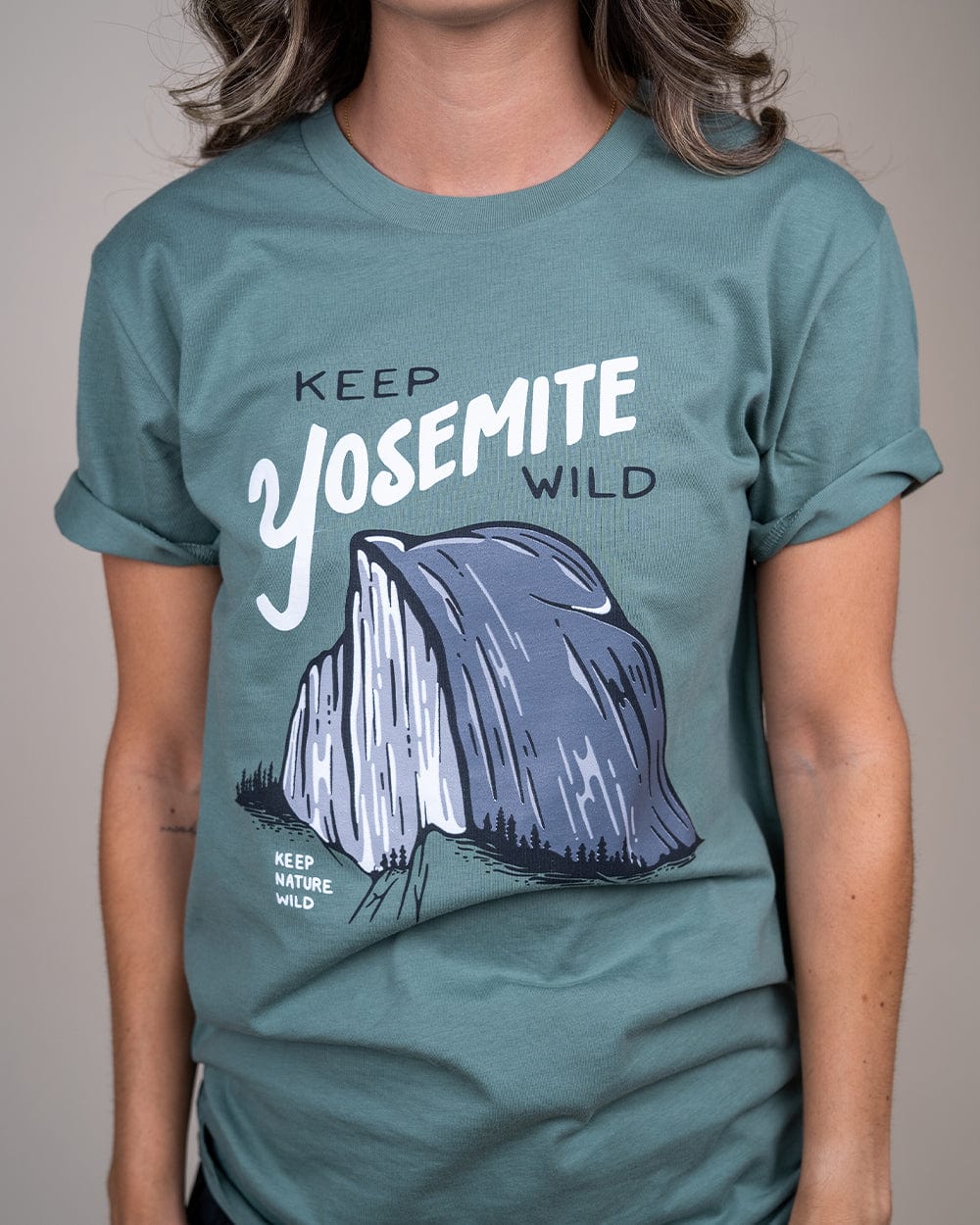 Keep Nature Wild Tee Keep Yosemite Wild Unisex Tee | Sage