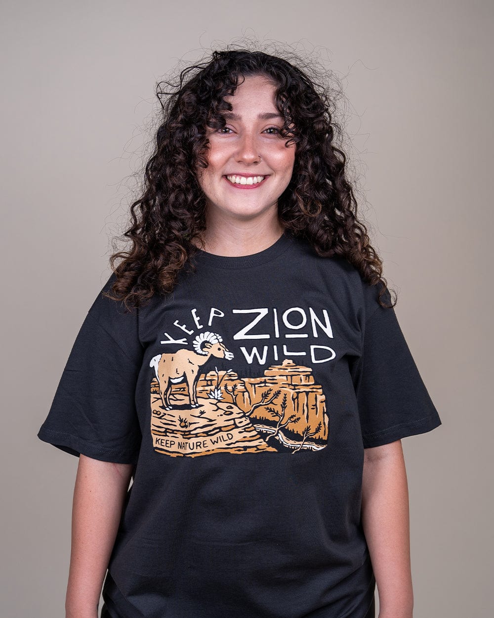 Keep Nature Wild Tee Keep Zion Wild Unisex Tee | Coal