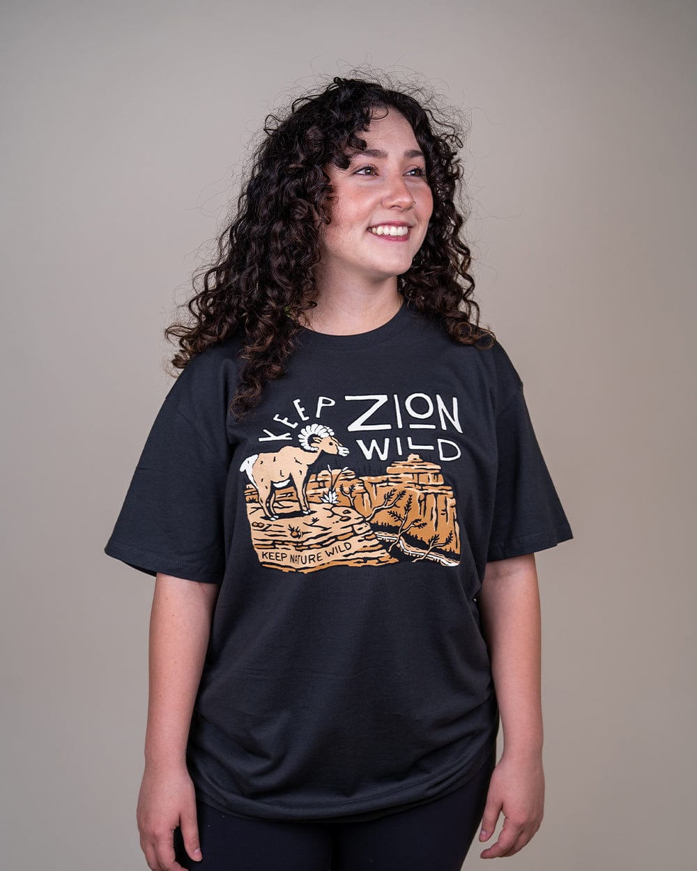 Keep Nature Wild Tee Keep Zion Wild Unisex Tee | Coal