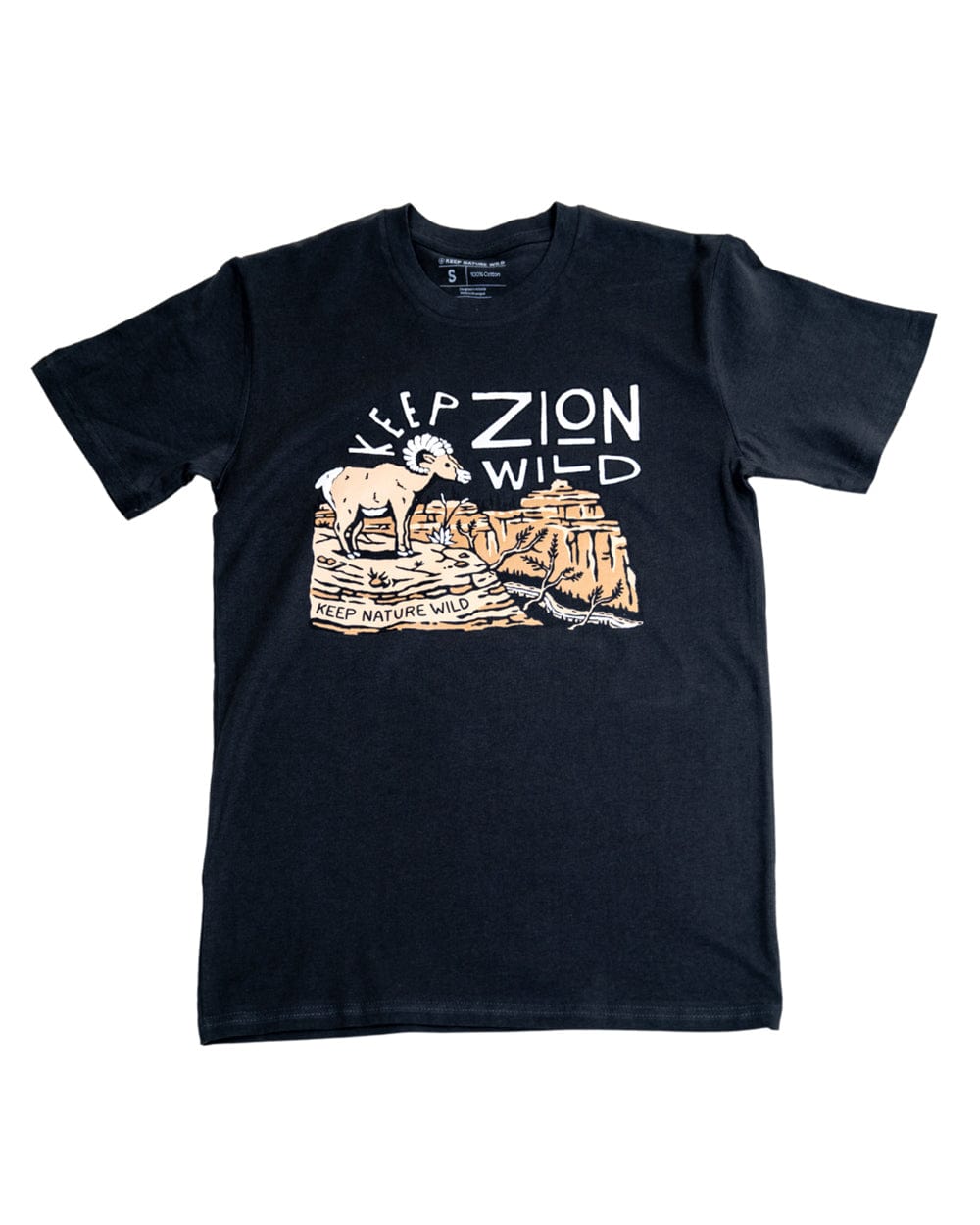 Keep Nature Wild Tee Keep Zion Wild Unisex Tee | Coal