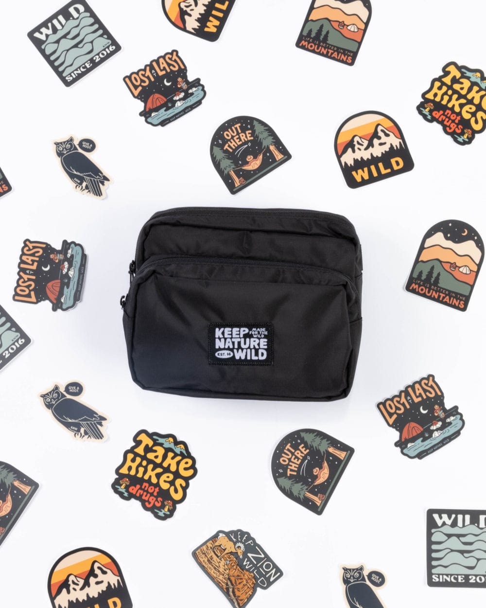 Keep Nature Wild Fanny Pack KNW Fanny Pack | Black