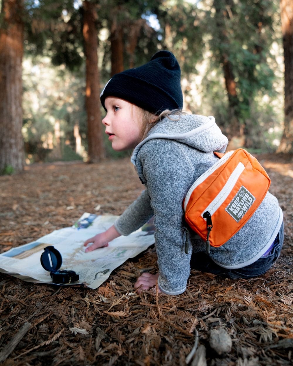 Keep Nature Wild Fanny Pack KNW Kids Fanny Pack | Black