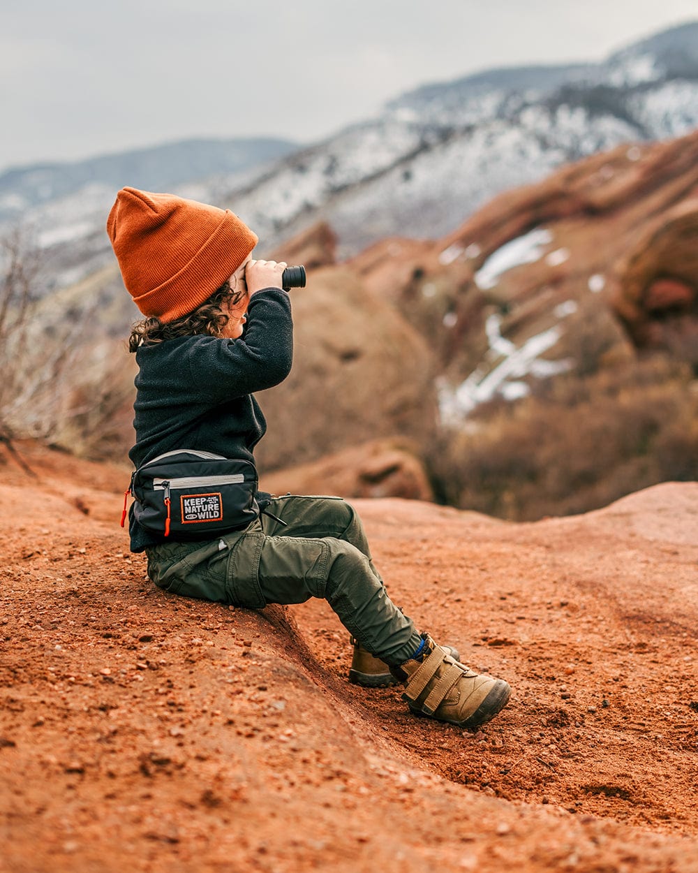 Keep Nature Wild Fanny Pack KNW Kids Fanny Pack | Black/Atlantic