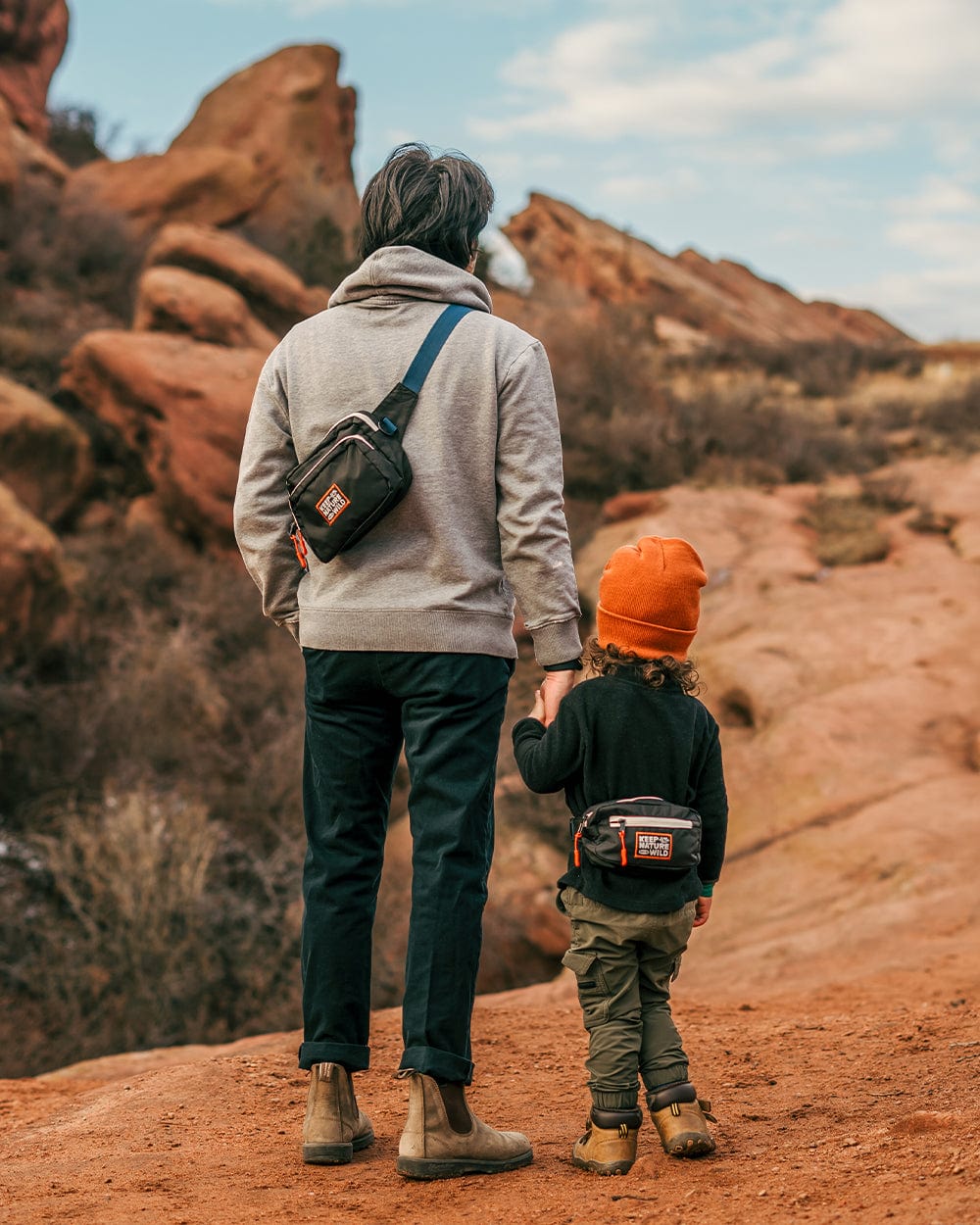 Keep Nature Wild Fanny Pack KNW Kids Fanny Pack | Black/Atlantic