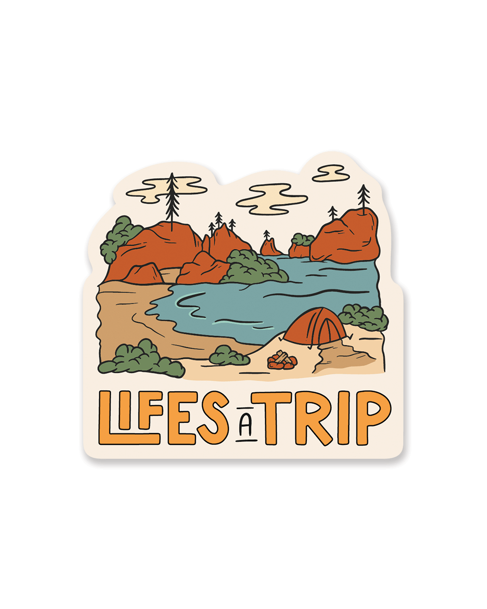 Keep Nature Wild Sticker Life's A Trip | Sticker