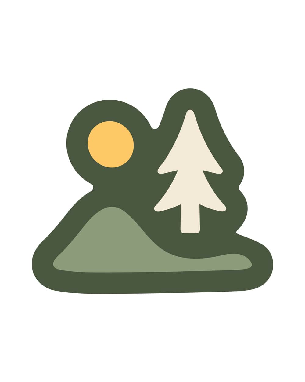 Keep Nature Wild Sticker Lone Pine | Sticker