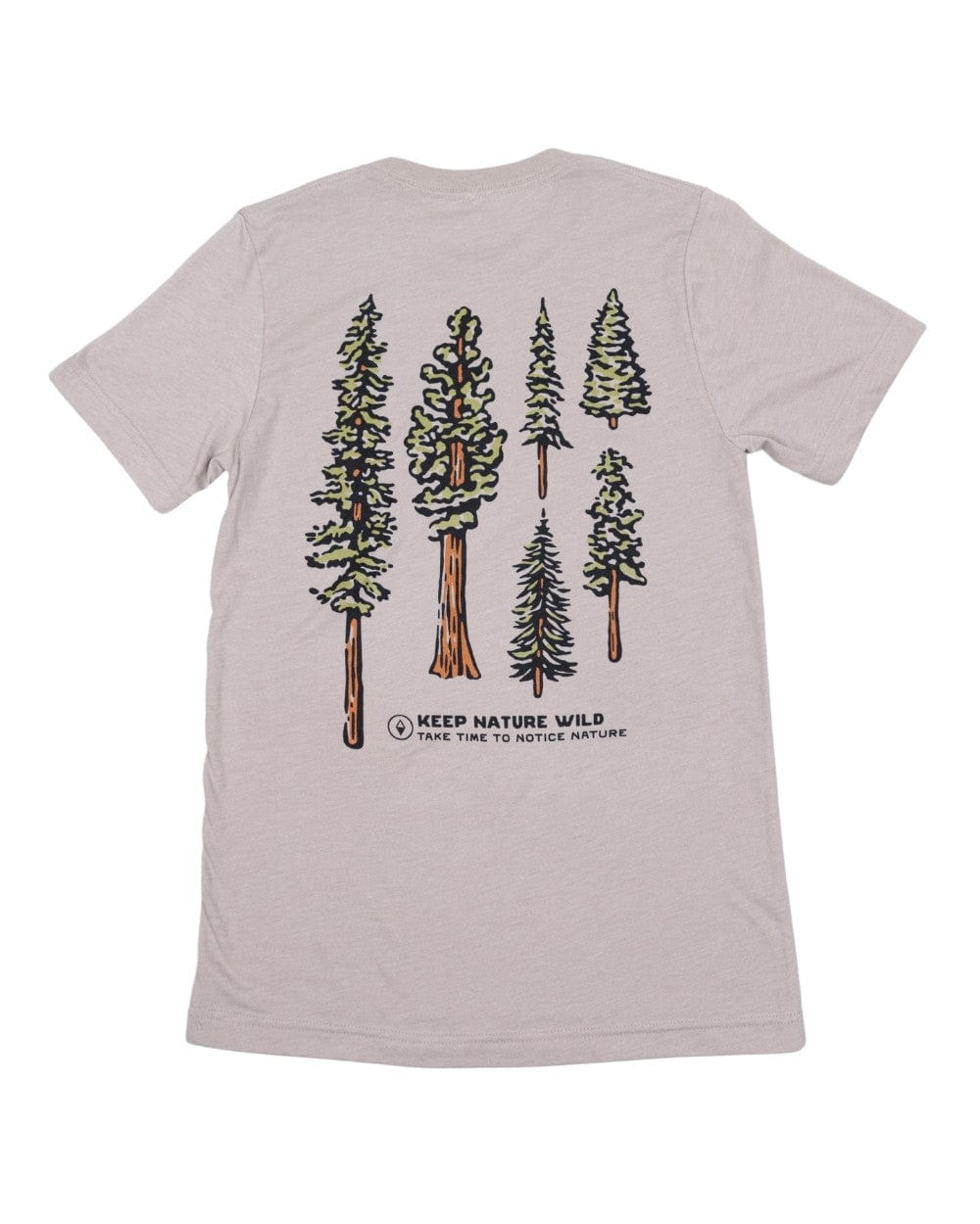 Keep Nature Wild Tee Nature Study Conifers Unisex Tee | Heather Tan