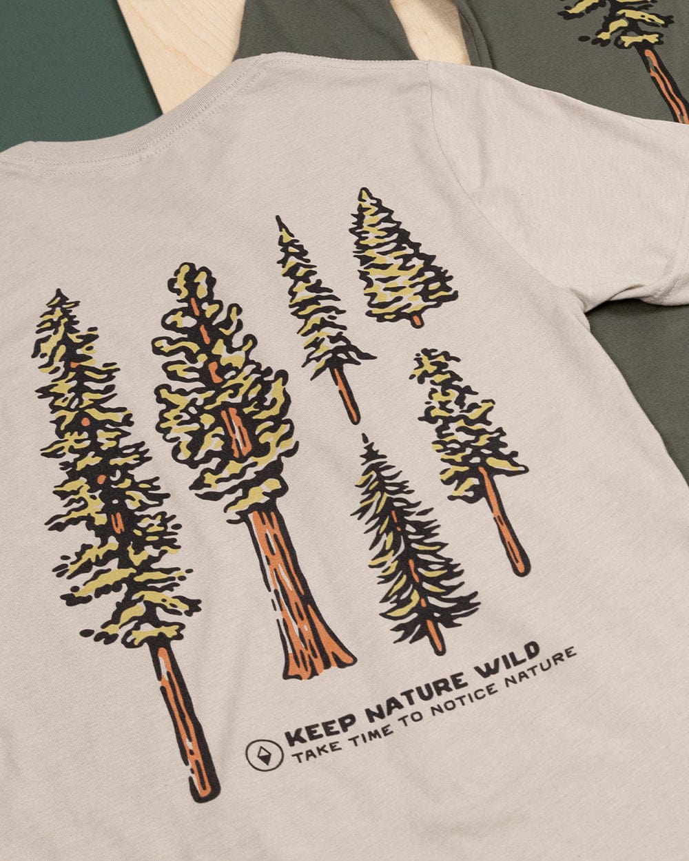 Keep Nature Wild Tee Nature Study Conifers Unisex Tee | Heather Tan