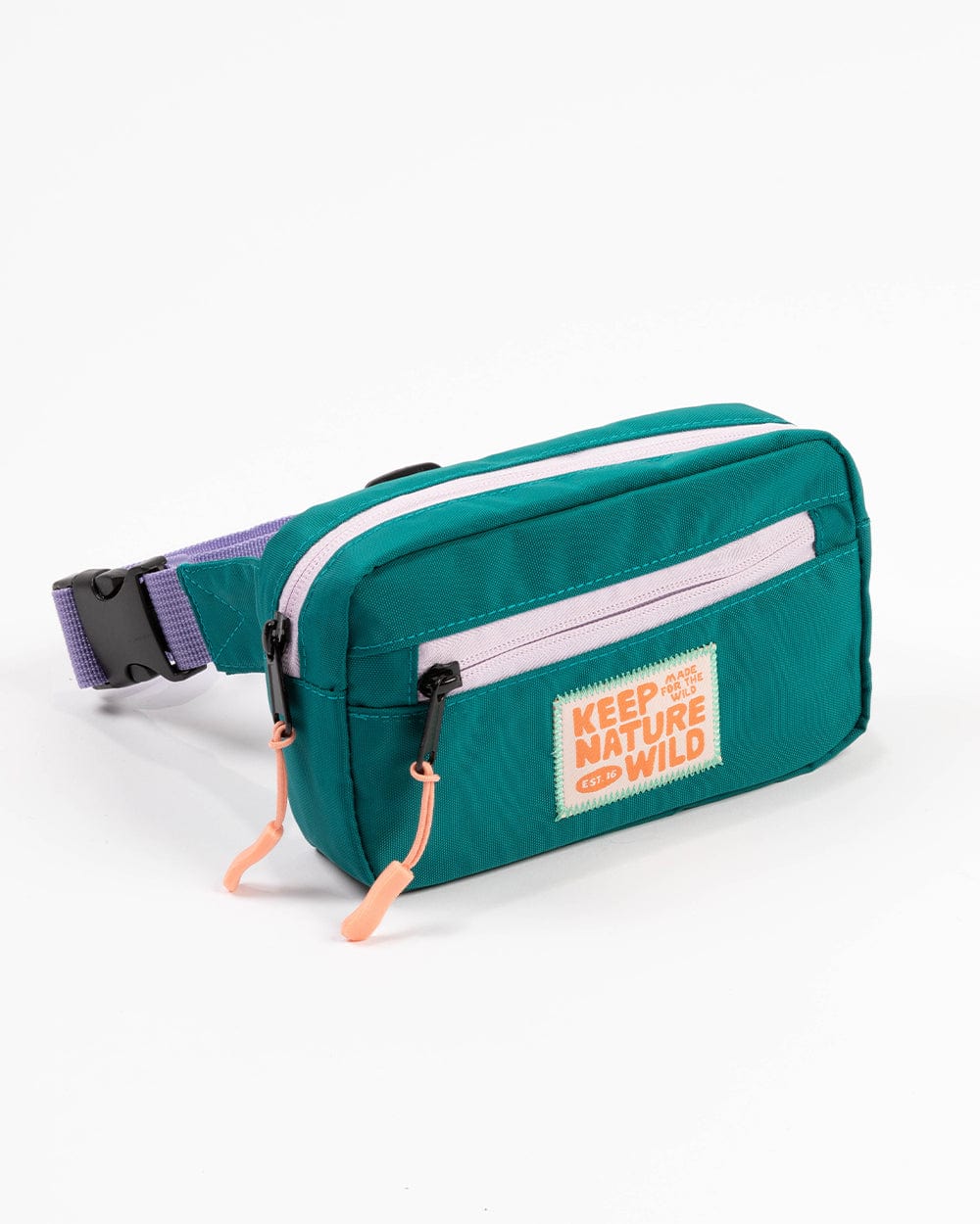 Keep Nature Wild : KNW Fanny Pack Mini | Teal/Lavender