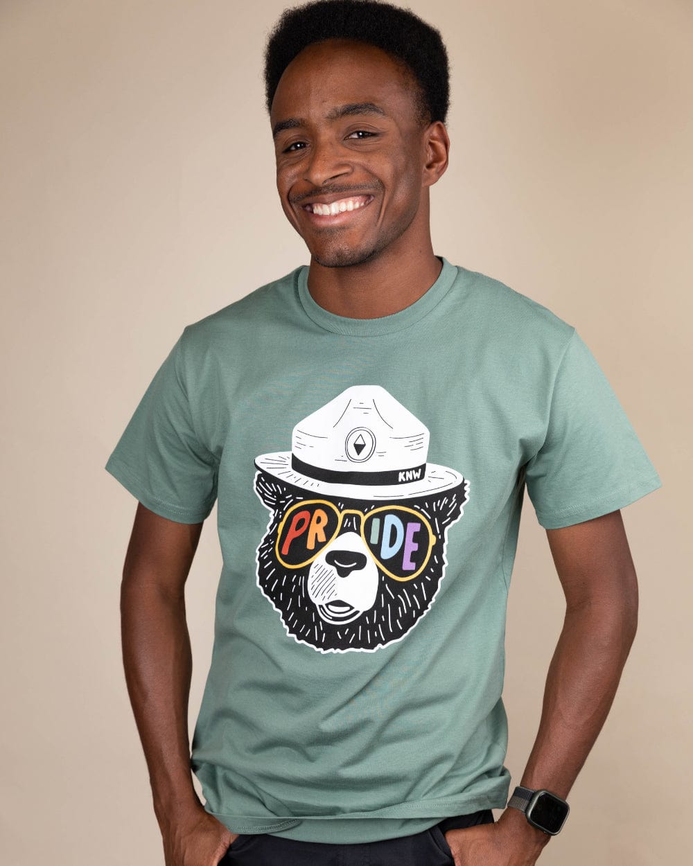 Keep Nature Wild Tee Pride Bear Unisex Tee | Sage