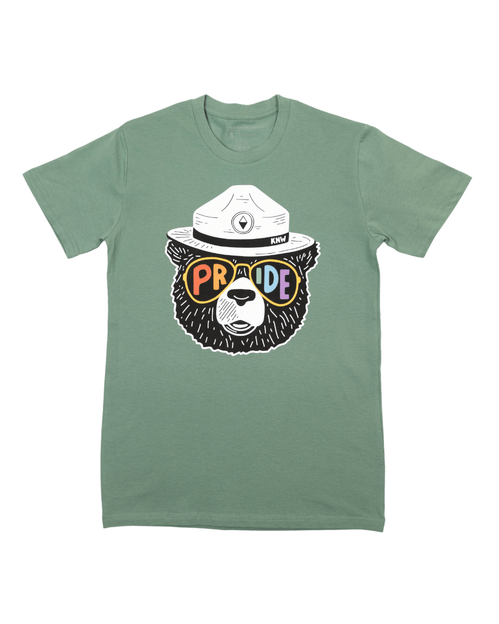 Keep Nature Wild Tee Pride Bear Unisex Tee | Sage