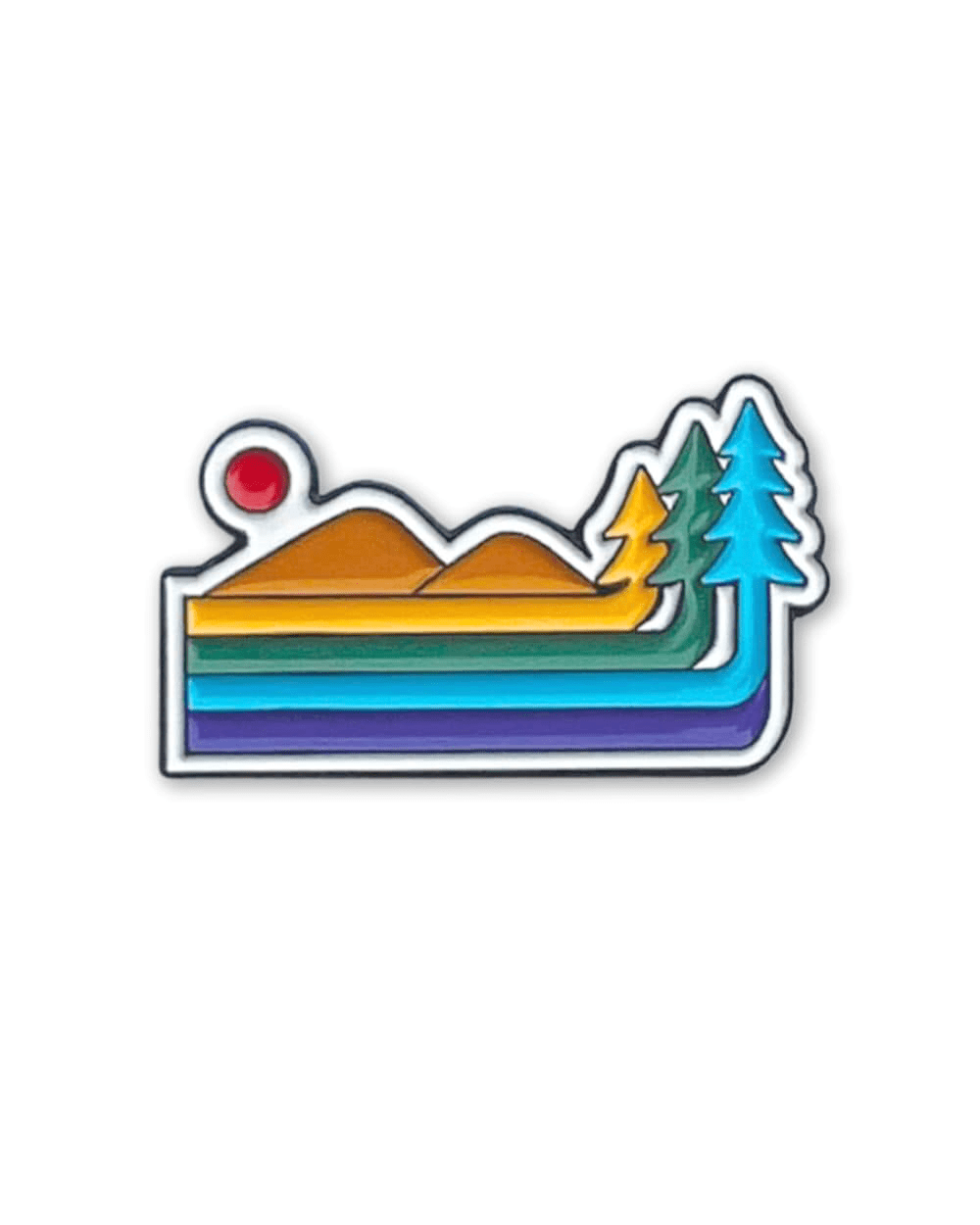 Keep Nature Wild Pin Retro Pride | Enamel Pin