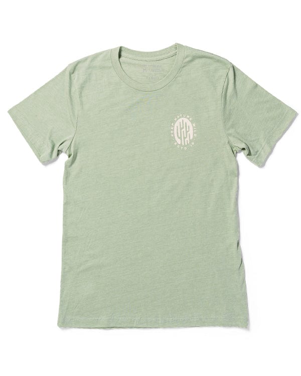 Keep Nature Wild Tee Saguaro Badge Unisex Tee | Heather Sage