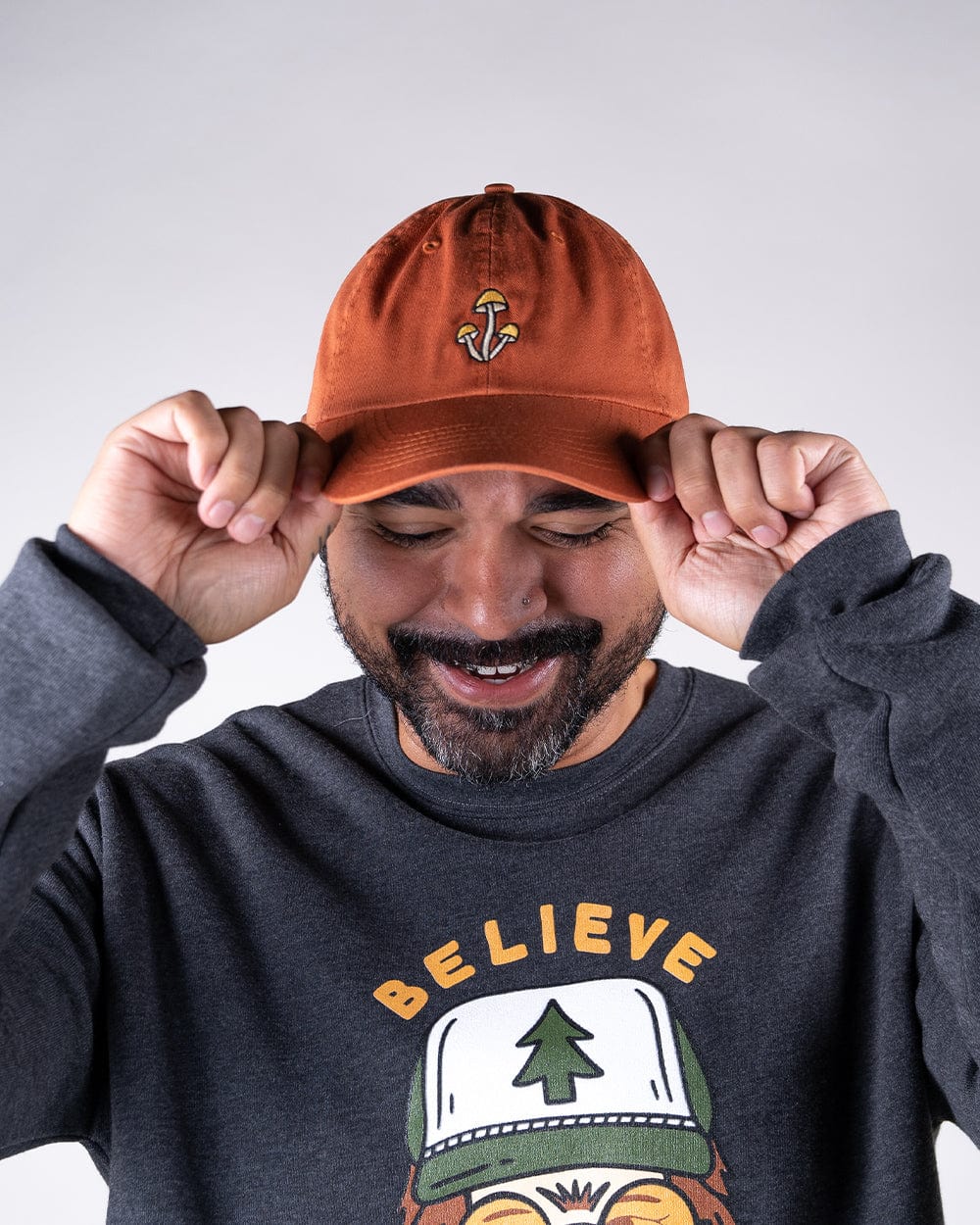 Keep Nature Wild Hat Shroom Dad Hat | Burnt Orange