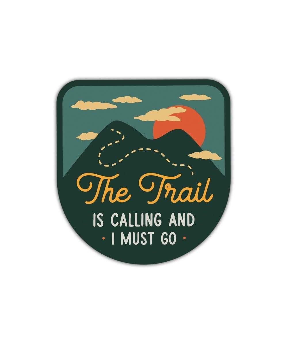 The Trail is Calling | Sticker - Keep Nature Wild