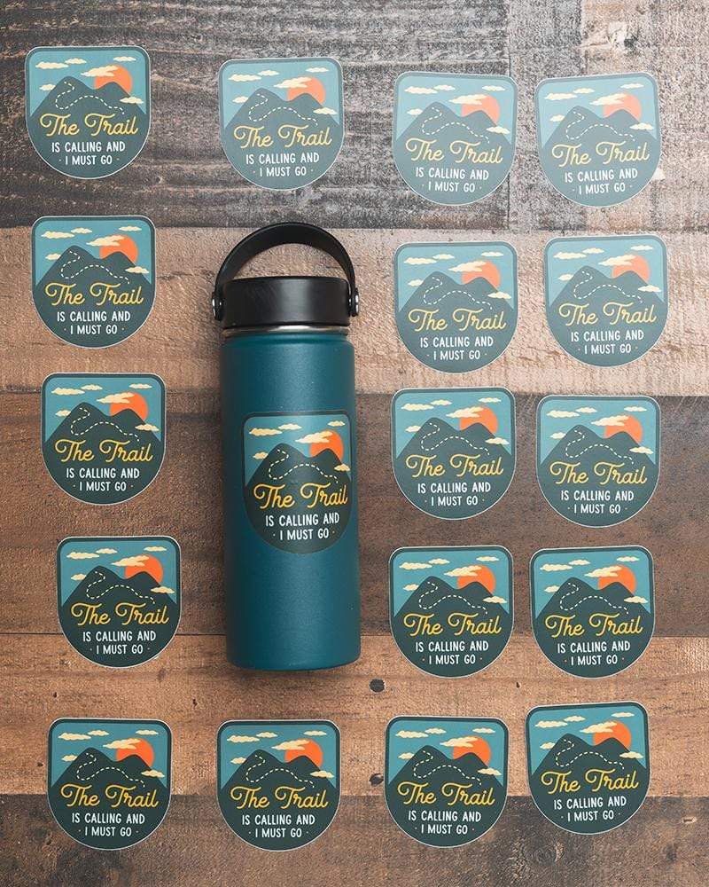 The Trail is Calling | Sticker - Keep Nature Wild