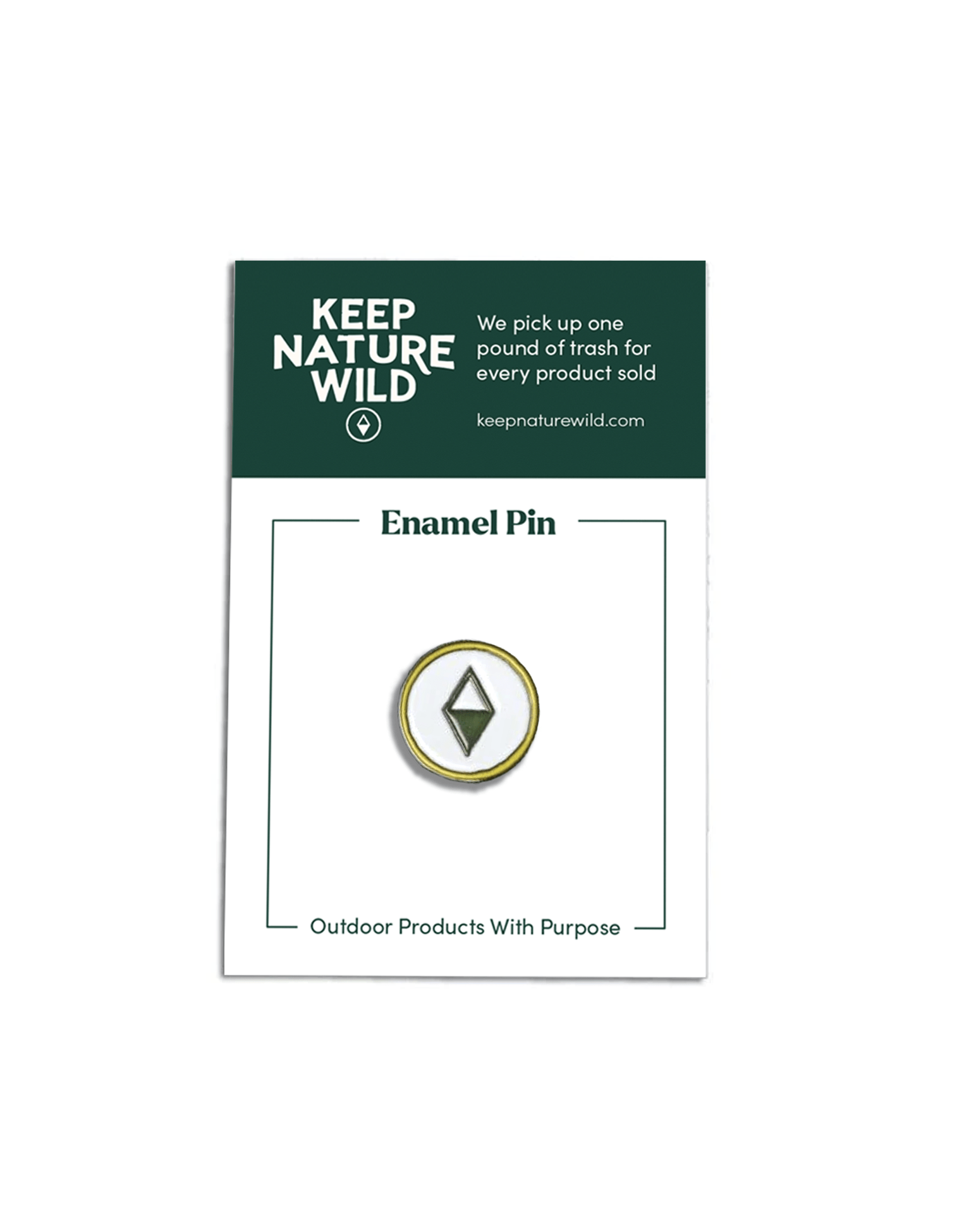 Keep Nature Wild Pin True North Compass | Enamel Pin