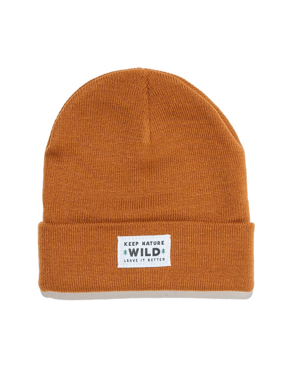 Keep Nature Wild Beanie Twin Pines Cuffed Beanie | Copper