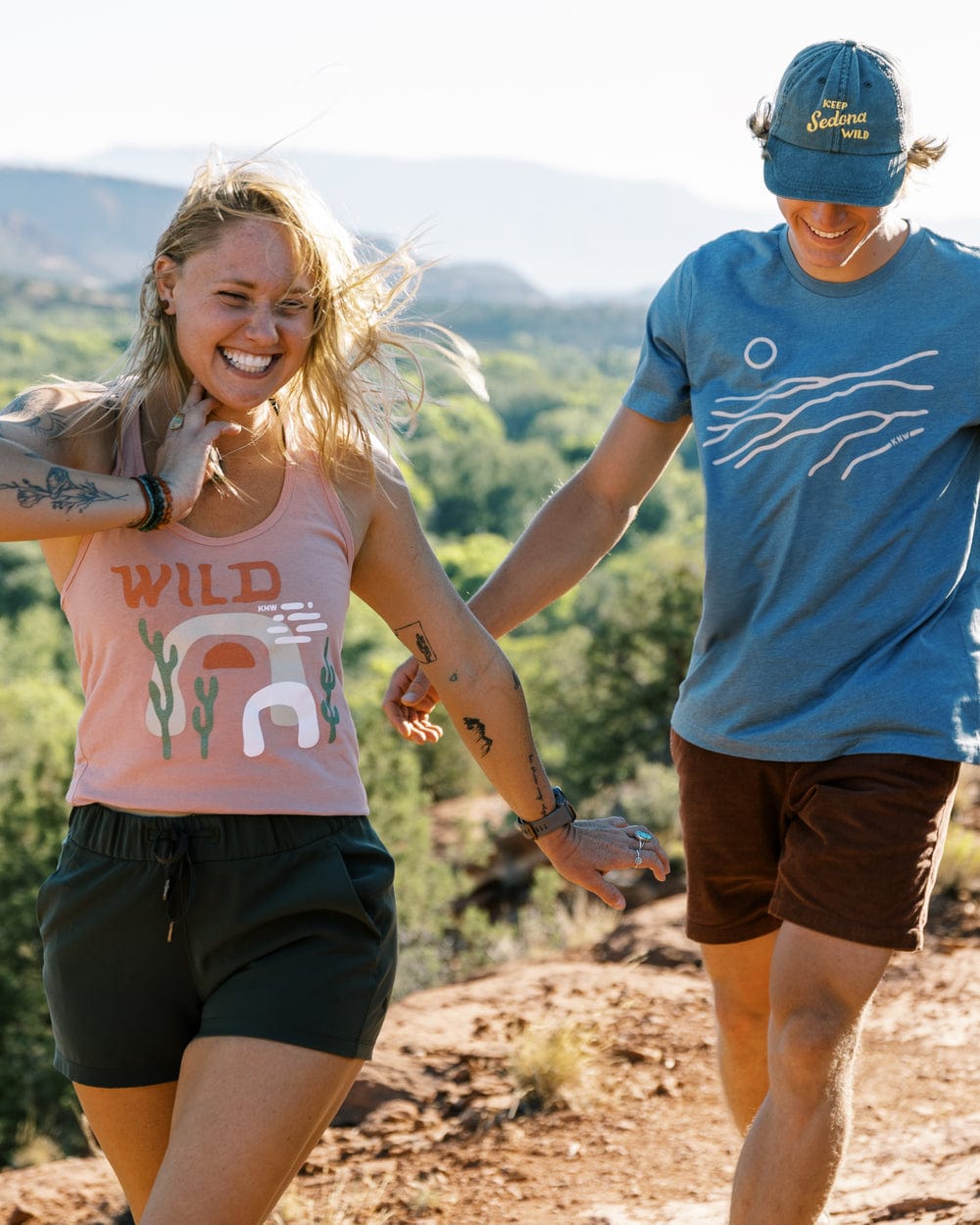 Keep Nature Wild Wild Arches Women’s Racerback Tank | Rose