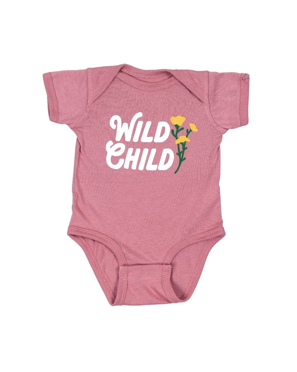 Keep Nature Wild Kids Wild Child Onesie | Dusty Rose