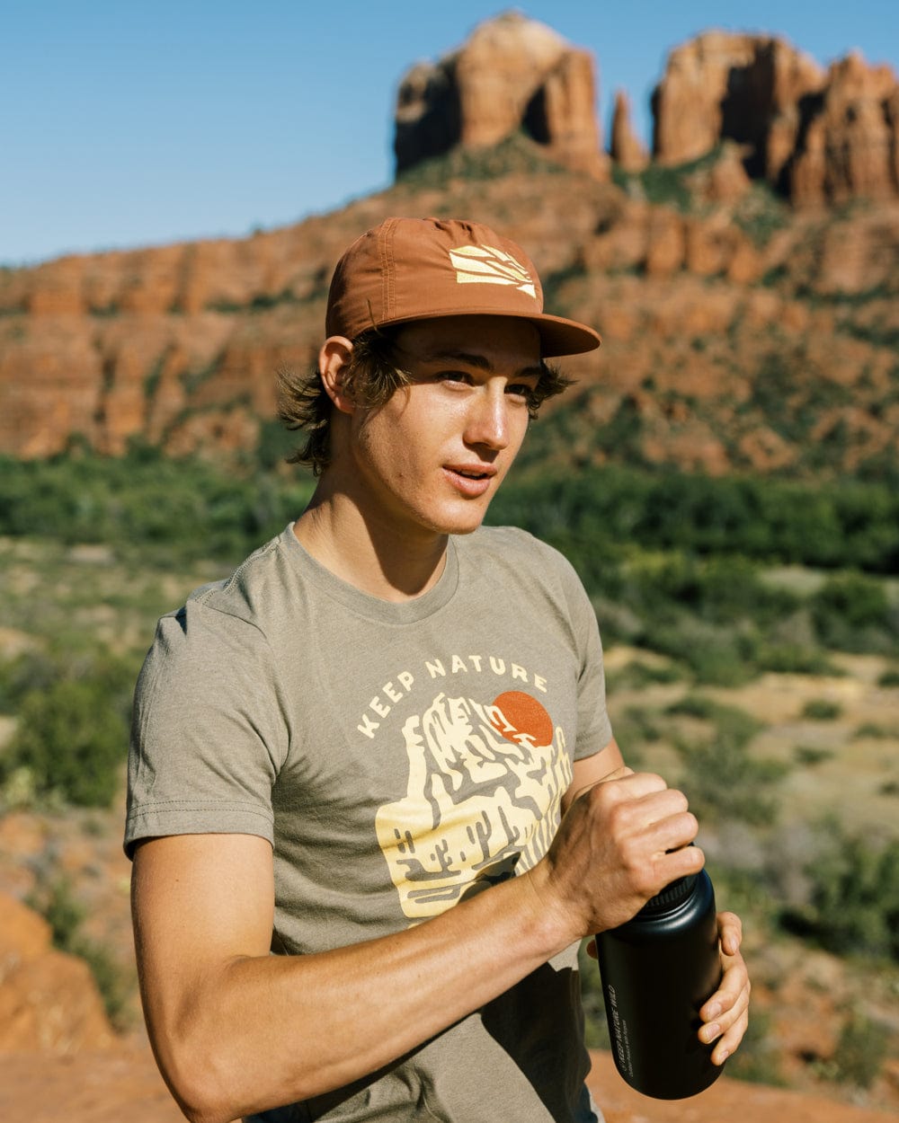 Keep Nature Wild Wild Mesa Unisex Tee | Olive