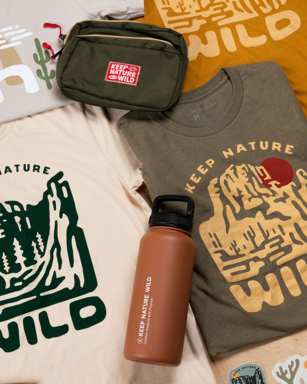 Keep Nature Wild Wild Mesa Unisex Tee | Olive