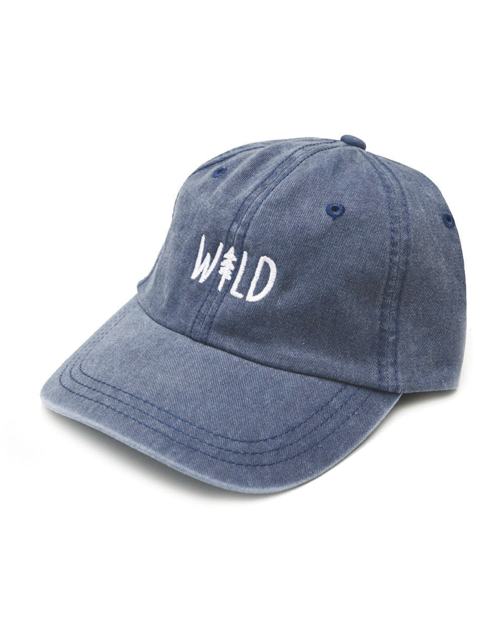 Wild Pine Dad Hat | Faded Navy