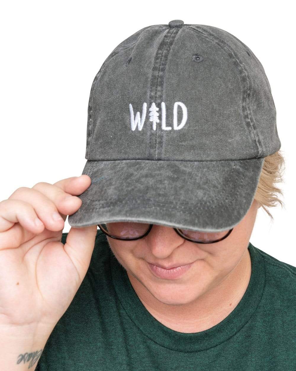 Wild Pine Dad Hat | Smoke