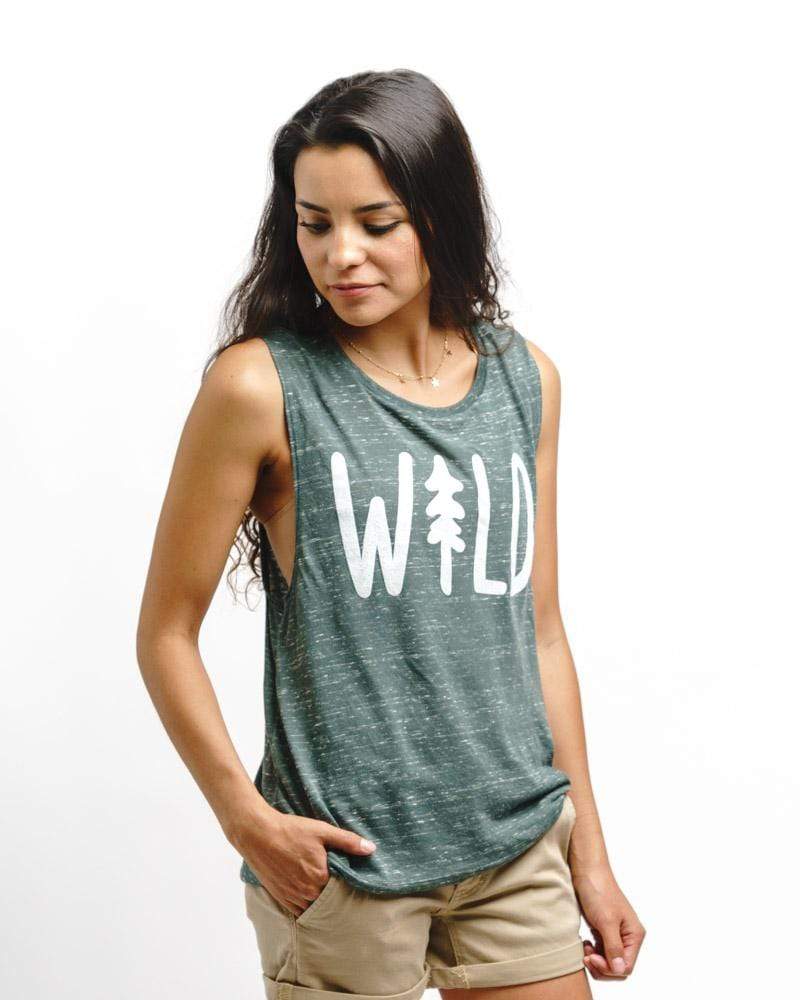 Wild Pine Muscle Tank | Forest - Keep Nature Wild