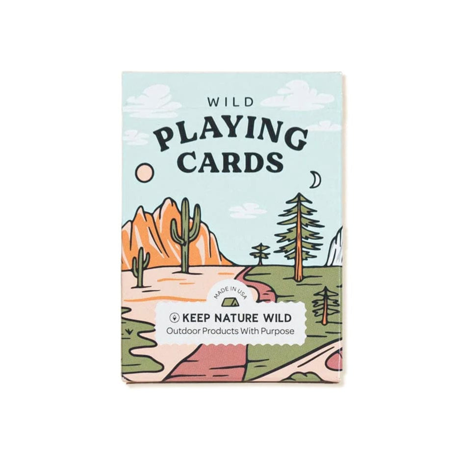 Keep Nature Wild Home Wild Playing Cards