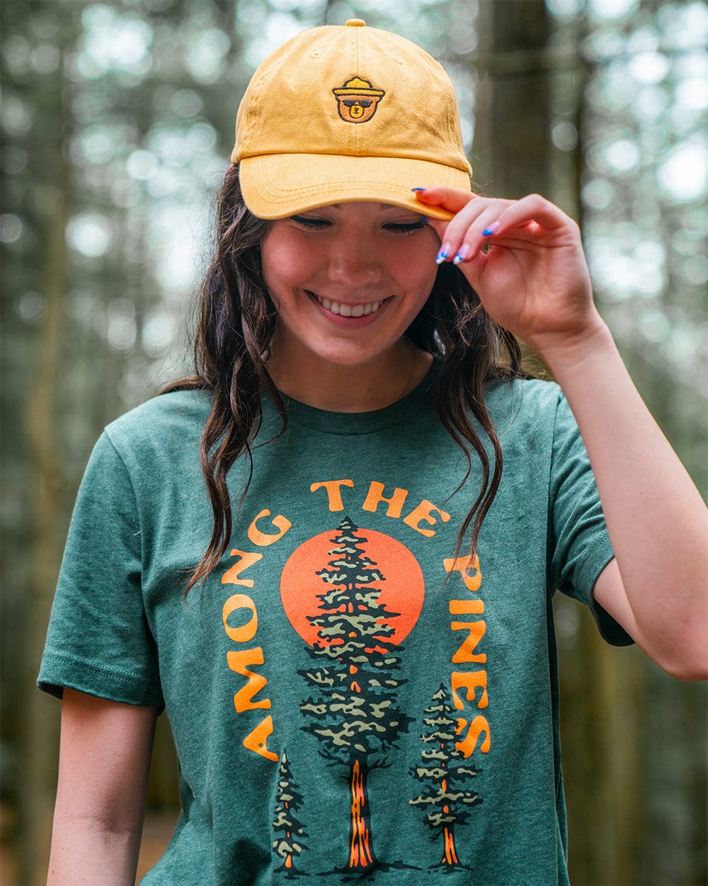 Keep Nature Wild Hat Wildbear Dad Hat | Mustard