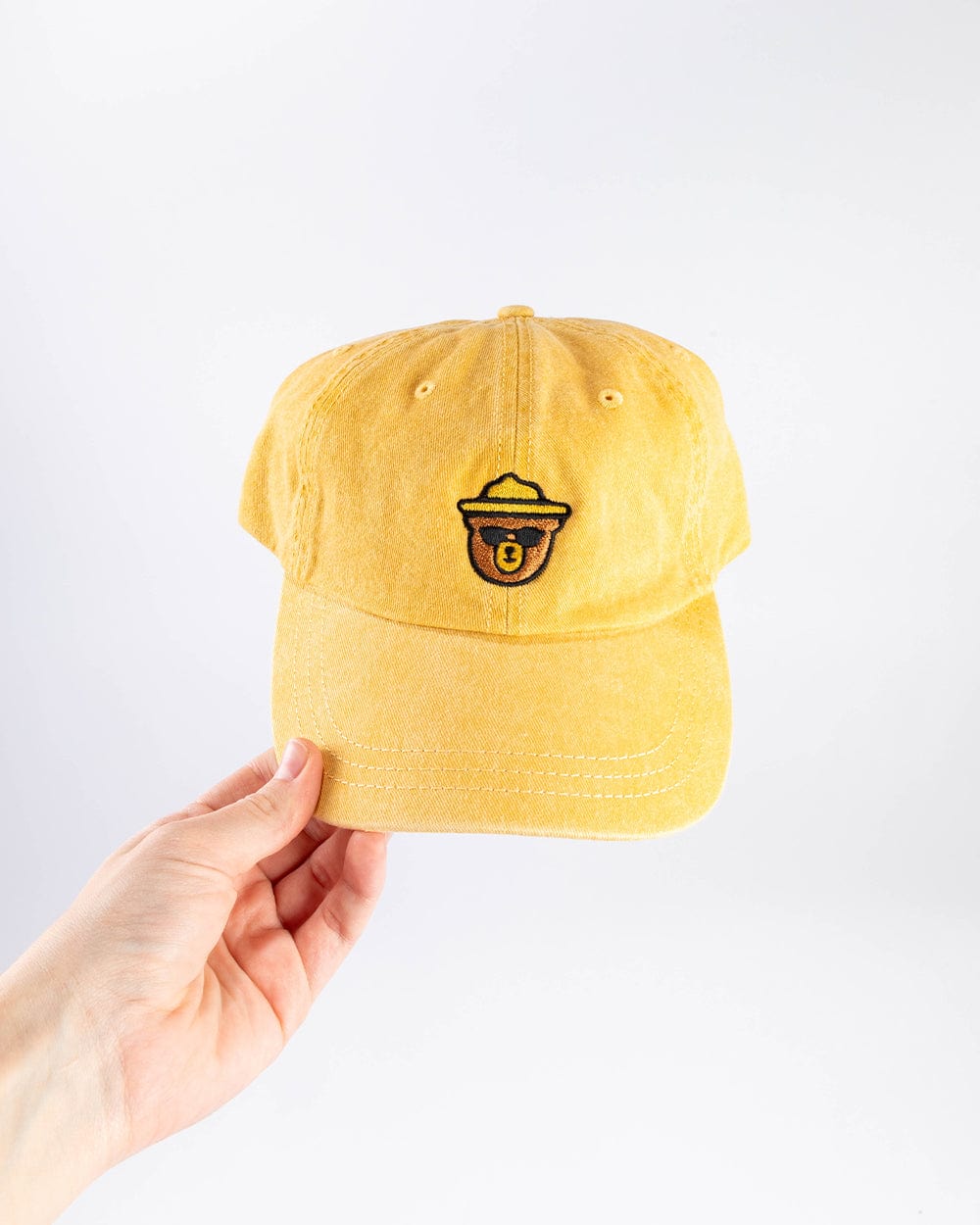 Keep Nature Wild Hat Wildbear Dad Hat | Mustard