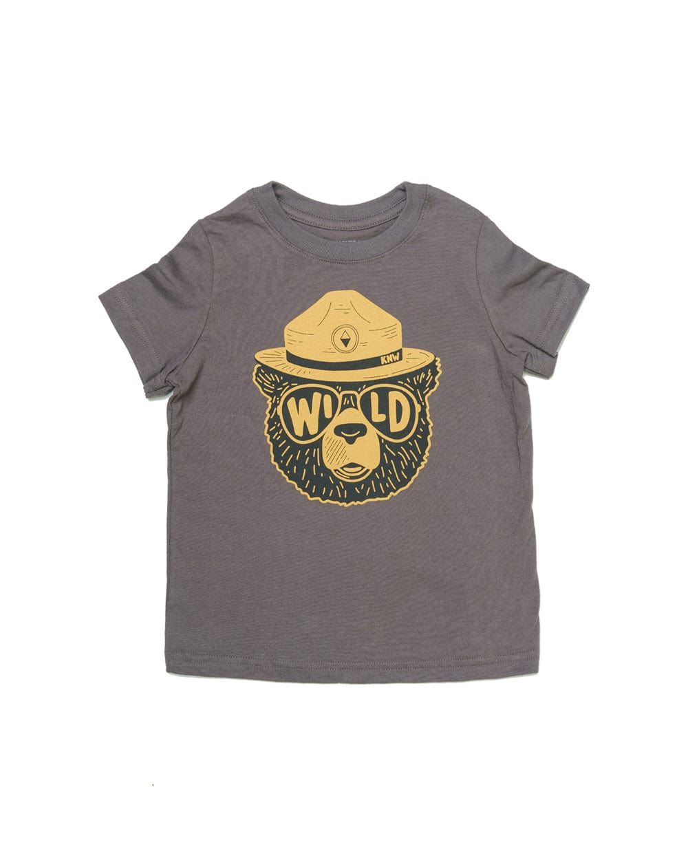 Keep Nature Wild Kids Wildbear Toddler Tee | Coal