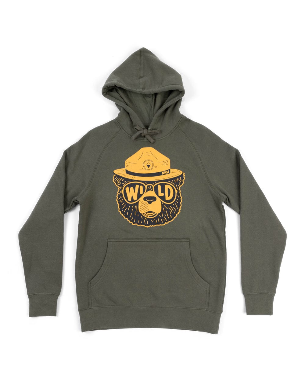 Keep Nature Wild Outerwear Wildbear Unisex Hoodie | Olive