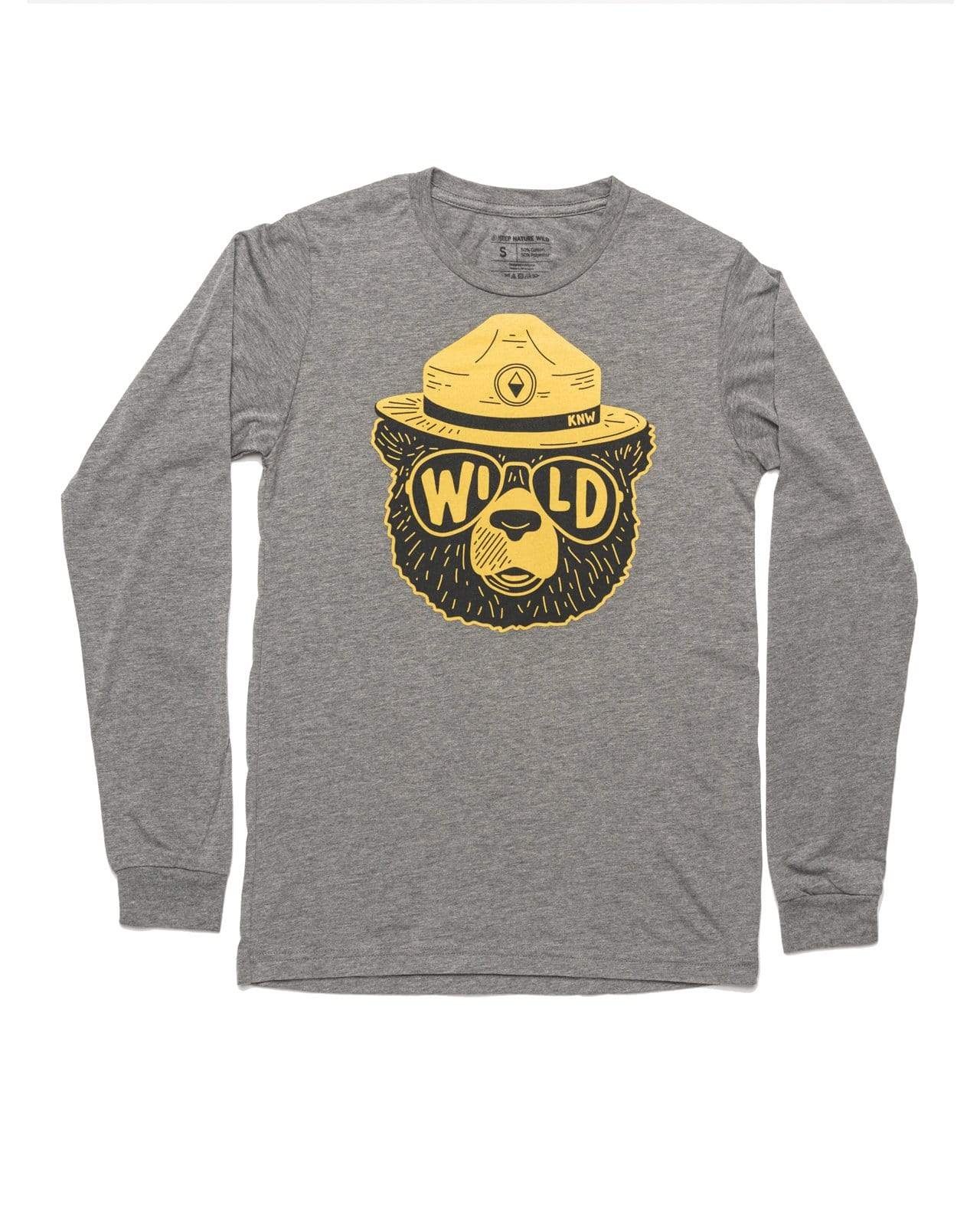 Wildbear Unisex Long Sleeve | Deep Gray - Keep Nature Wild