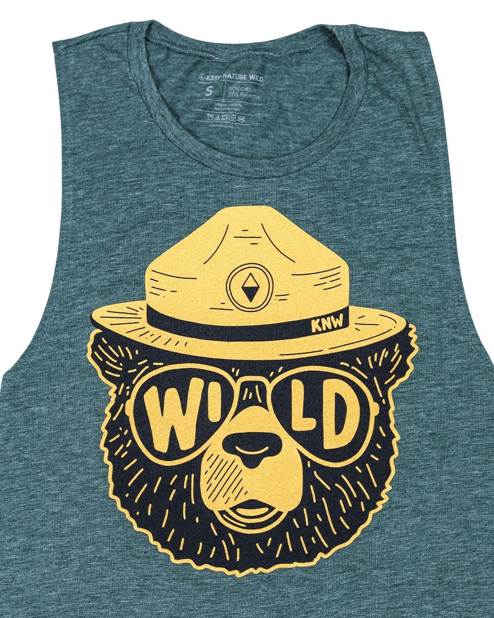 Keep Nature Wild Tank Wildbear Women's Muscle Tank | Forest