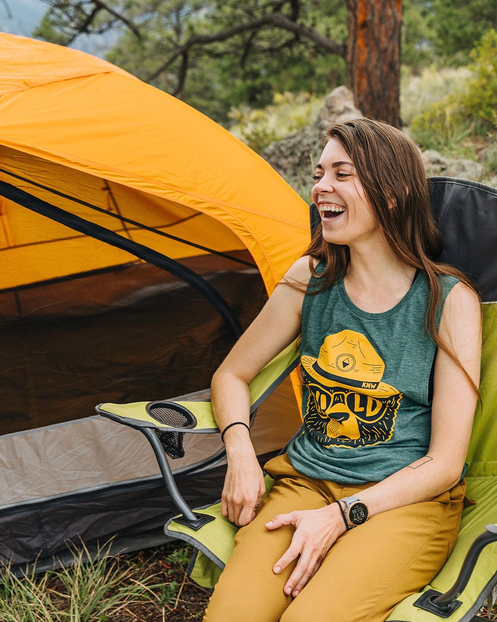 Keep Nature Wild Tank Wildbear Women's Muscle Tank | Forest