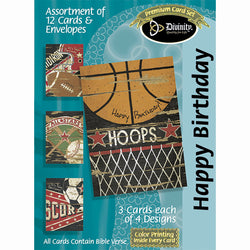Divinity Boutique Boxed Cards: Birthday- Sports