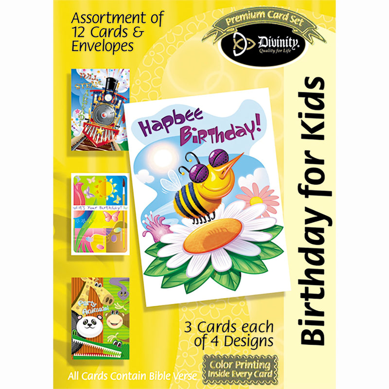 Divinity Boutique Boxed Cards: Birthday For Kids