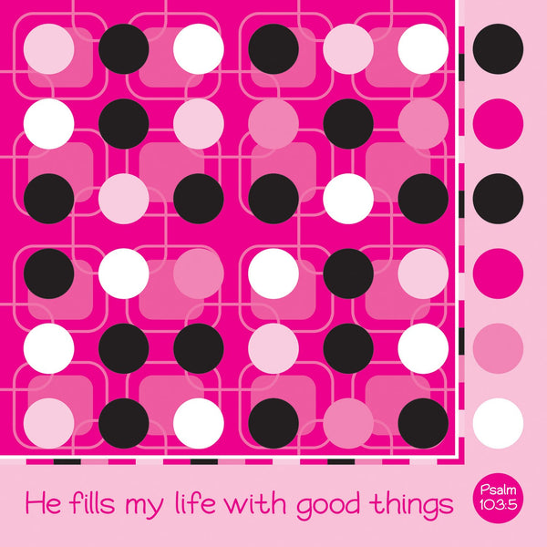 Divinity Boutique Napkin: Good Things-Dots (6 Pack)