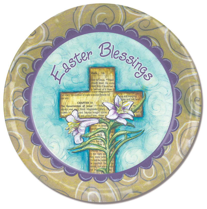 Divinity Boutique Easter Blessings with Scripture Paper Plate