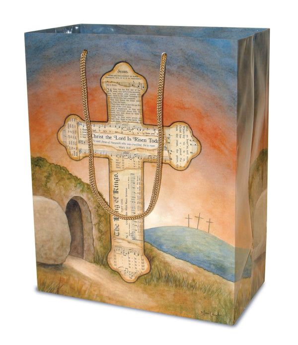 Gift Bag: Easter: Risen - Medium: scripture (6pk)