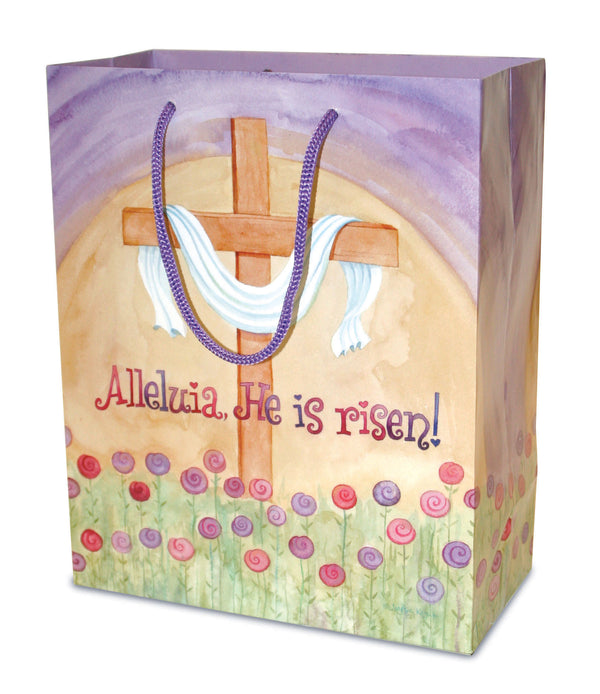 Gift Bag: Easter: Alleluia - Medium: scripture (6pk)