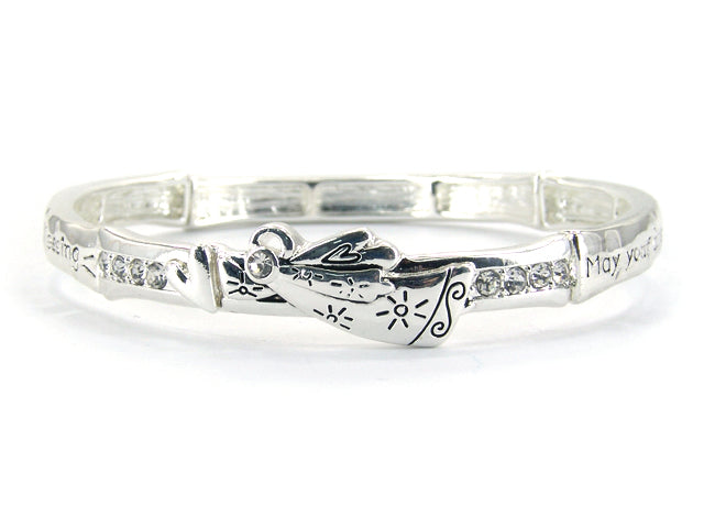 Jewelry: Angel Blessing Bracelet, Silver