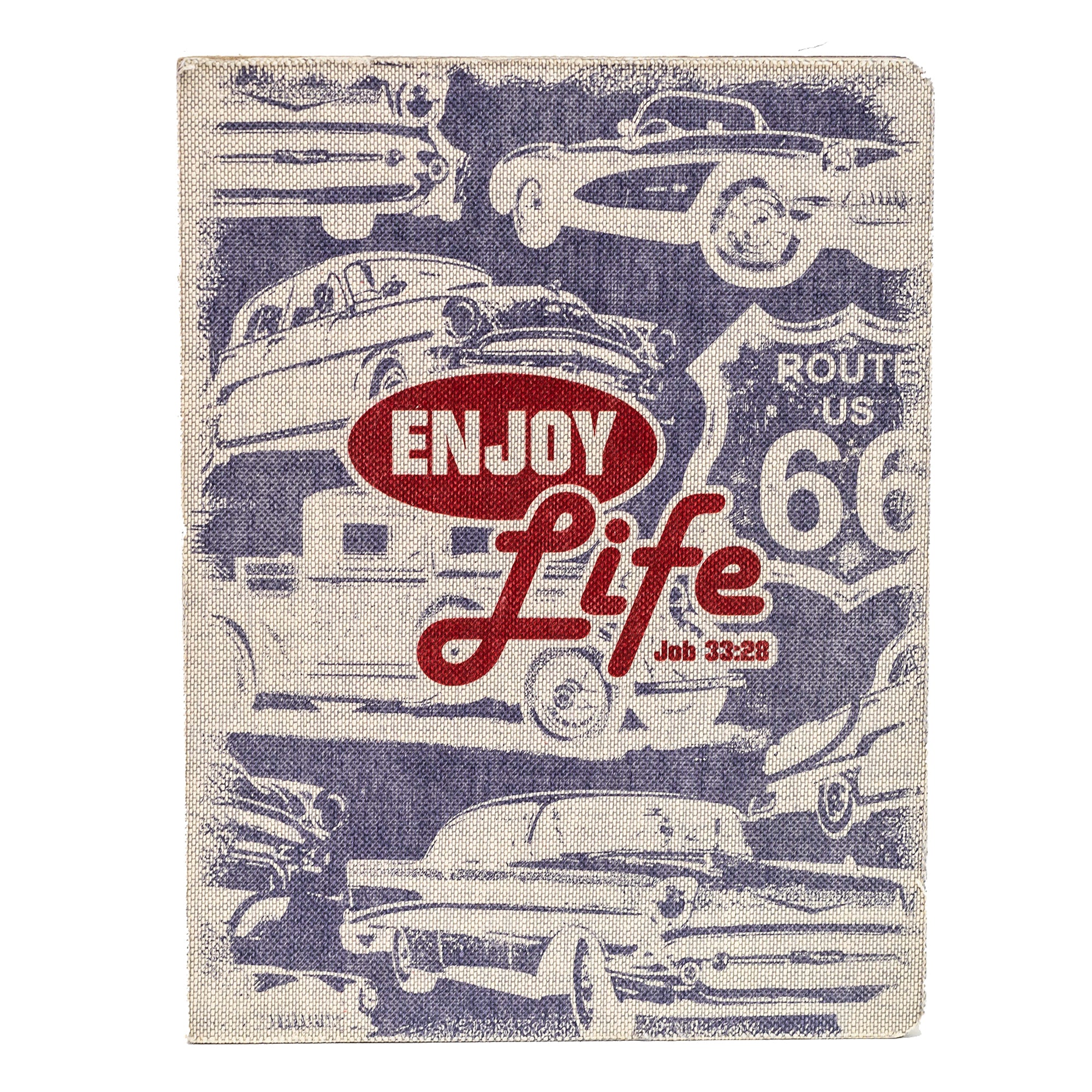 God's Garage: Canvas Journal, Enjoy Life