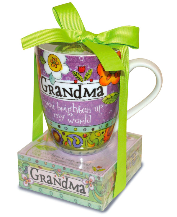Our mug and note gift set is a cute and functional gift for the extra special people in your life! Gift set includes a 12 oz mug that is dishwasher and microwave safe and a matching 3.75" x 1.5" notepad, packaged together with a decorative ribbon. Features scripture. Material: Ceramic/Paper.
