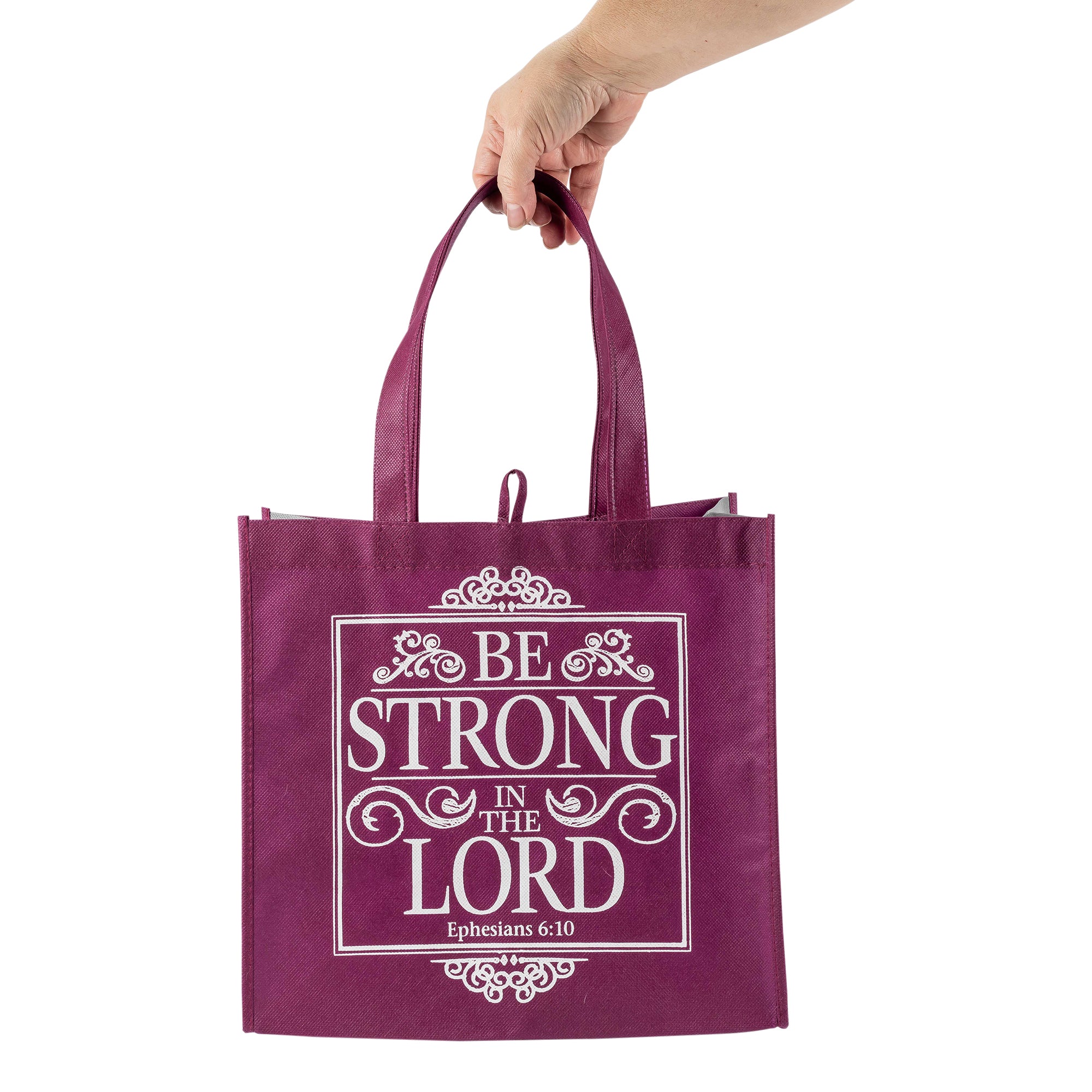 Eco Tote: Be Strong, Ephesians 6: 10