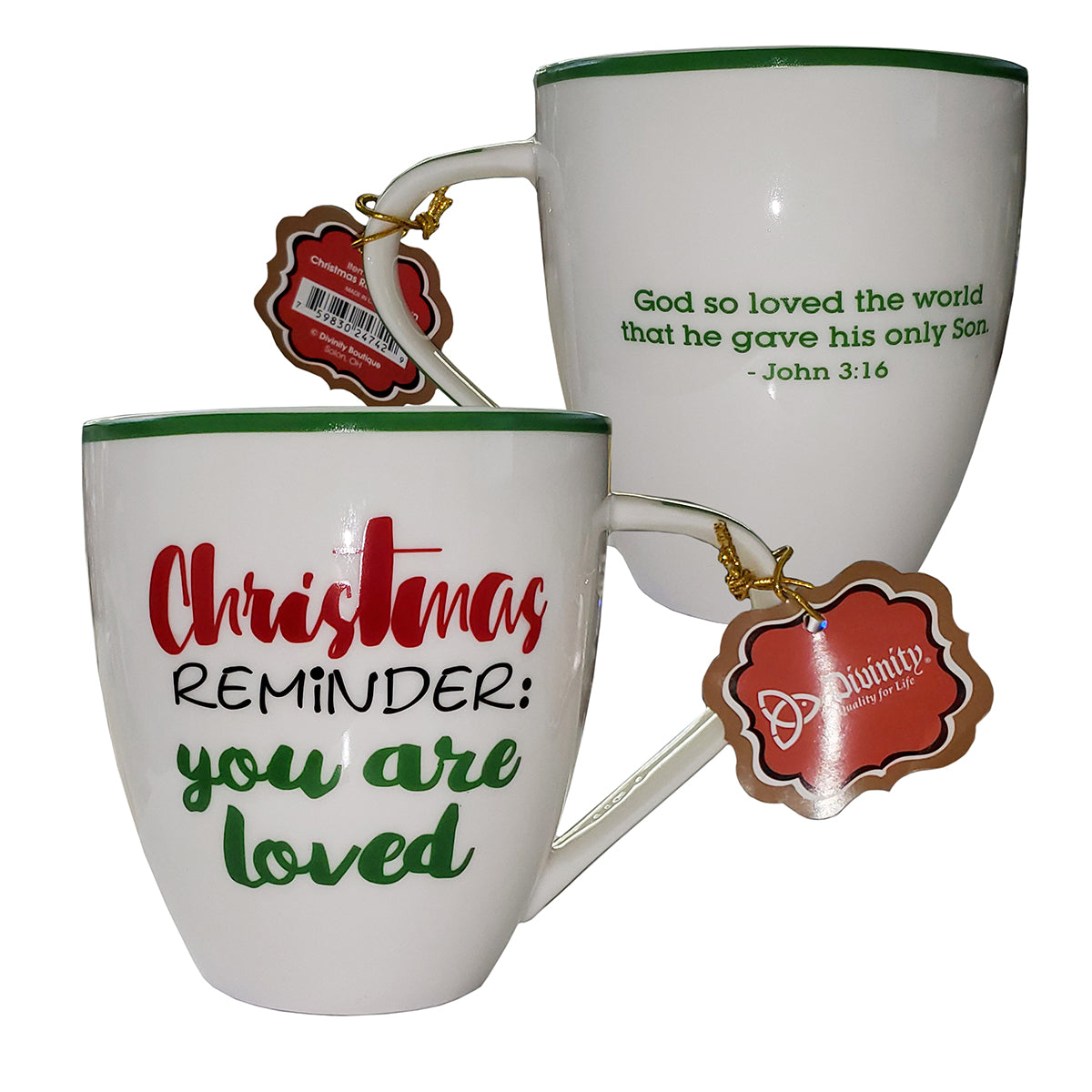 Christmas Words Mugs: Chrismas Reminder Mug