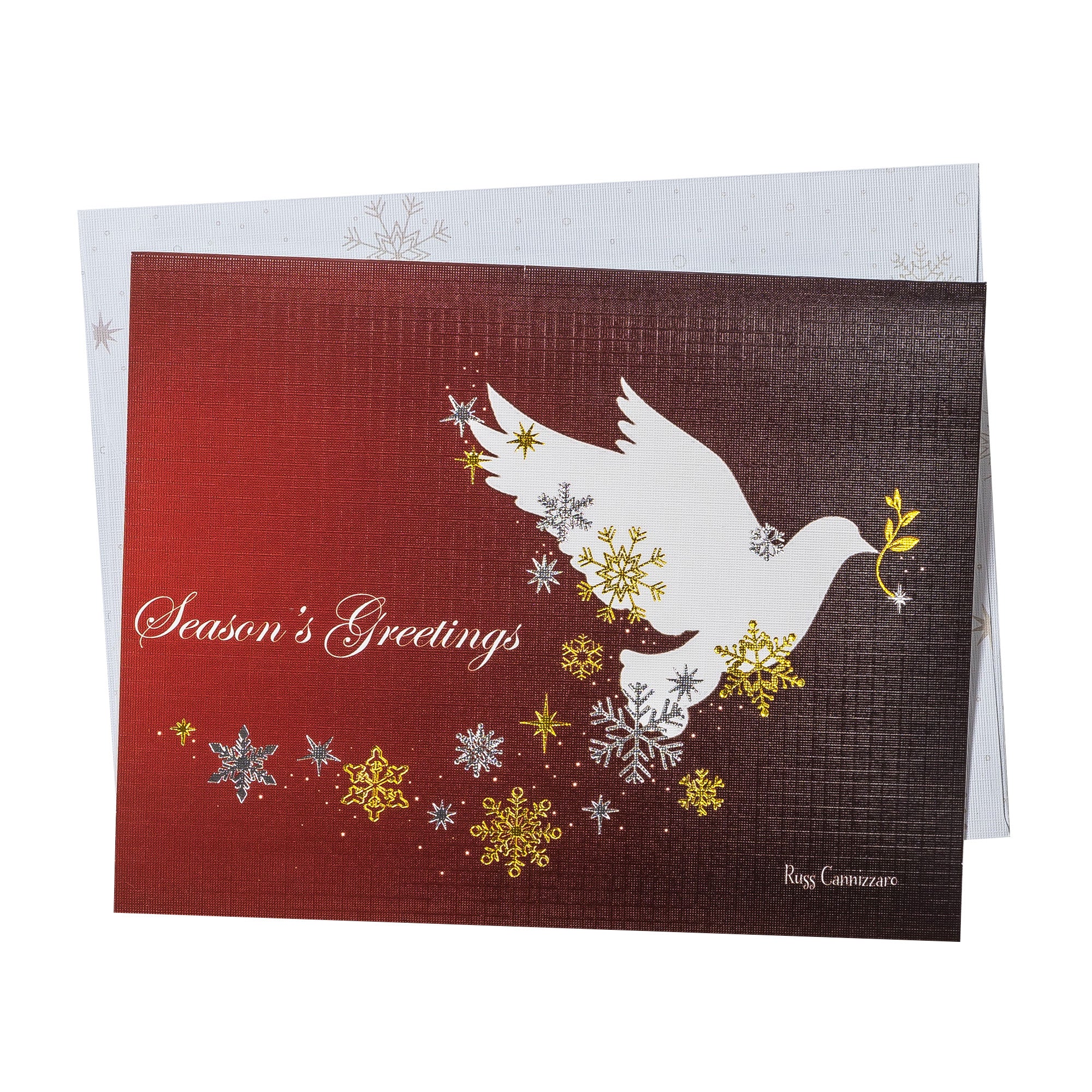 Boxed Christmas Cards: Seasons Greetings Dove