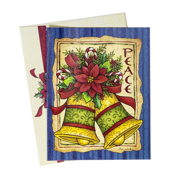 Boxed Christmas Cards: :Peace Bells